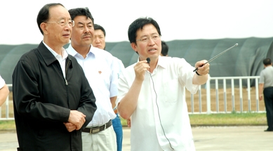 原中共中央書記處書記、中紀(jì)委副書記何勇視察我公司